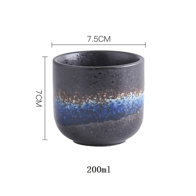 CHANSHOVA 200ml Traditional Chinese Style Handpainted Ceramic Teacup China Porcelain Small and Large Coffee cup H330
